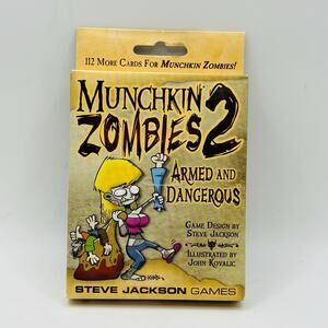 Munchkin Zombies 2 Armed & Dangerous Expansion 1st Edition 2011 Steve Jackson.